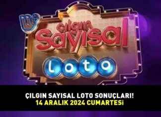 Çılgın Sayısal Loto Sonuçları: 14 Aralık 2024 | 432 Milyon TL Devretti! lgn-saysal-loto-sonular-14-aralk-2024-432-milyon-tl-devretti