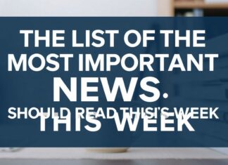 Bu Hafta Okumanız Gereken En Önemli Haberler Listesi The List of the Most Important News You Should Read This Week