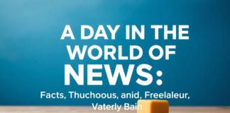 Haberler Dünyasında Bir Gün: Gerçekler, Düşünceler ve Bir Kazık Baştan A Day in the World of News: Facts, Thoughts, and a Fresh Start