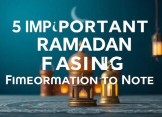Ramazan’da Dikkat Çekici Verilen 5 Oruç Vakti Bilgisi 5 Important Ramadan Fasting Time Information to Note
